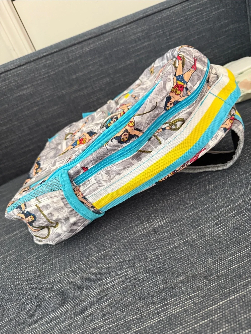 PBK Pottery Barn Kids DC Comics Wonder Woman Comic Book Backpack Small School